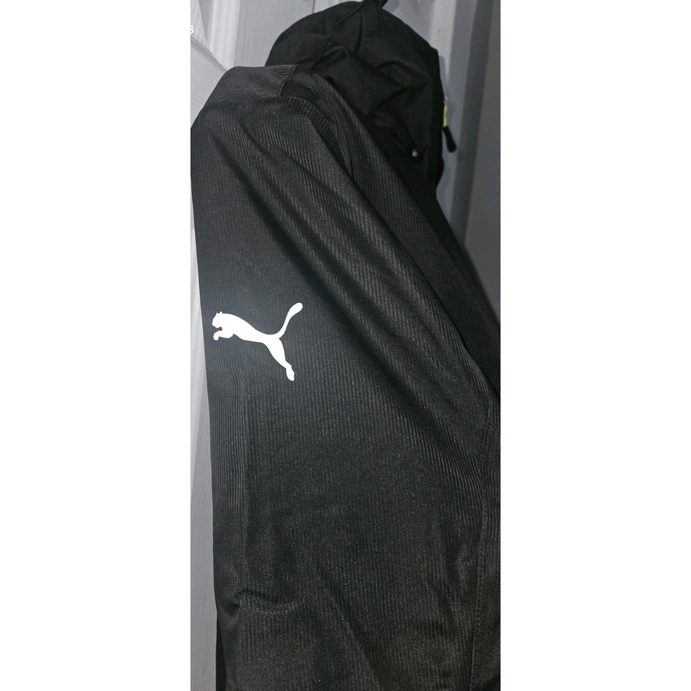 NEW PUMA Horizon Black Sport Performance Zip Up Hoodie Jacket Waterproof Size XS - Picture 3 of 14